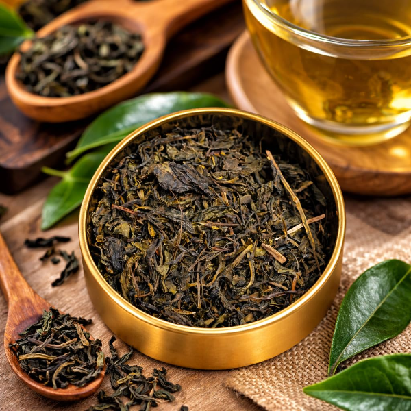 Theora Classic Green Tea Loose Leaves - 100% Pure Natural Green Tea | Rich in Antioxidants | Detox and Metabolism Support| Premium Loose Leaf Green Tea | Fresh and Aromatuc | Smooth taste and less bitter (100gm) - Image 2