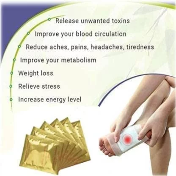4beauty Therapy Detox Foot Patches, Pain Free Foot Pads for Stress Relief Sleep, Remove Toxins Cleansing Detox Foot Patches Kit for Release Body (10) - Image 4
