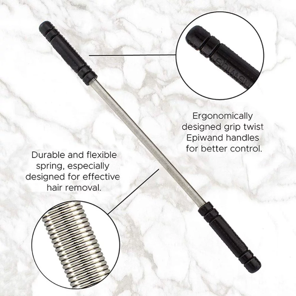 12PCS Facial Hair Remover Portable Hair Remover Spring Threading Tool for Women - Image 2