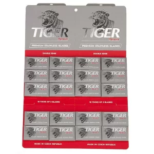 100 Tiger Plaitnum Double Edge Razor Blades