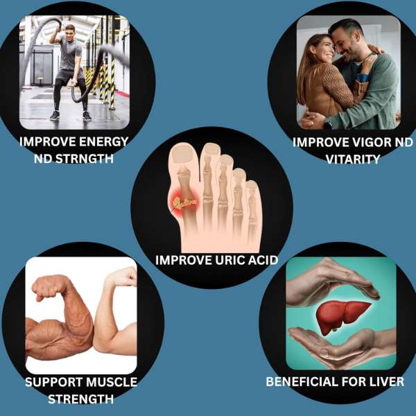 Triple Vitality | Men’s Vitality & Wellness Support | Ashwagandha & Shilajit | 60 Capsules - Image 2