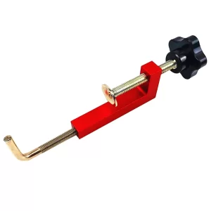 1PC Woodworking Fixing Clamp Universal Fence Clamp Adjustable Carpenter Retaining Clip Portable Woodworking G Clips Professional Woodwork Tools for Carpenter Use (Red)