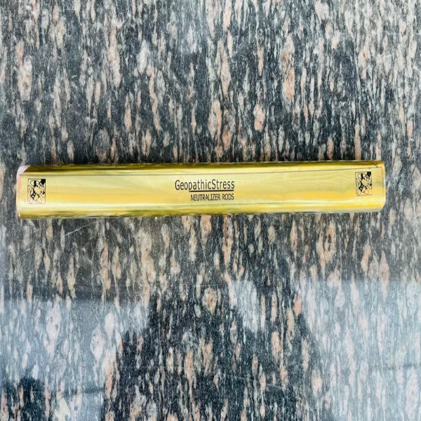 12 INCHES Geopathic Stress Rod Brass Neutralizer for Good Health and Wealth (Color : Golden) Vastu Yantra removes Out The Negative Effects and Helps in improving The Status of Money (Pack of 2) - Image 2