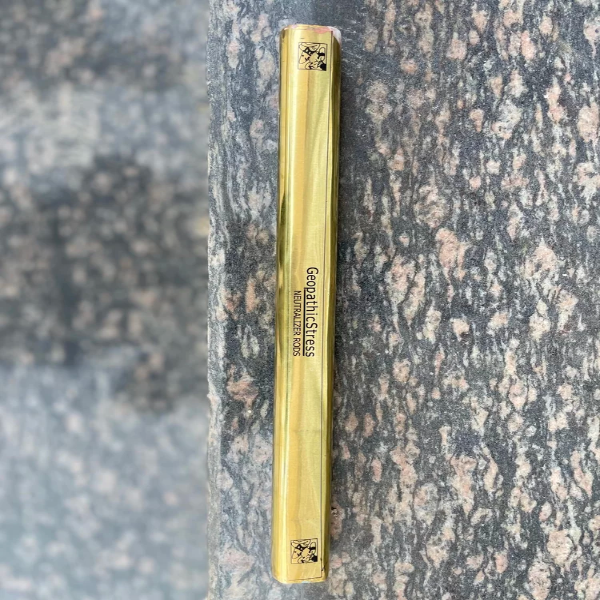 12 INCHES Geopathic Stress Rod Brass Neutralizer for Good Health and Wealth (Color : Golden) Vastu Yantra removes Out The Negative Effects and Helps in improving The Status of Money (Pack of 2) - Image 3