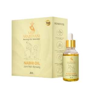 Ved Sanjeevani Joint Comfort Nabhi Oil | With Herbal Formulation for Body Relief | 30 ml