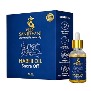 Ved Sanjeevani Snore Off Nabhi Oil 30 ML | Prevent Snoring while sleeping