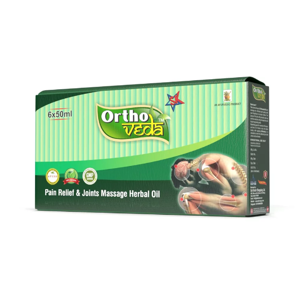 8848 SK Ortho Veda Oil 300ml – Ayurvedic Oil for Joint & Muscle Pain Relief | Supports Mobility & Comfort