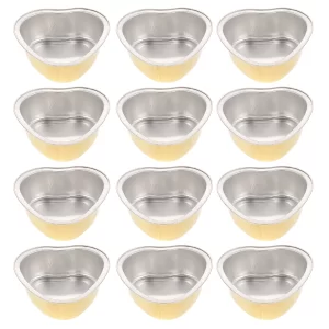 12Pcs Wax Melting Bowls Aluminium Foil Wax Bowls Wax Bean Melting Bowls Accessory