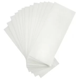 100 PCS Wax Strips Hair Removal Waxing Strips Facial Body Epilating Strips Non Woven Wax Strip for Face Legs Underarms Body and Bikini for Home or Beauty Salon