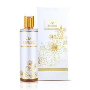 Women's 24K Gold Ayurvedic Rejuvenating Body Wash with Aloe Vera & Turmeric Extract for Skin Glow & Radiance - For All Skin Types - 100 ml