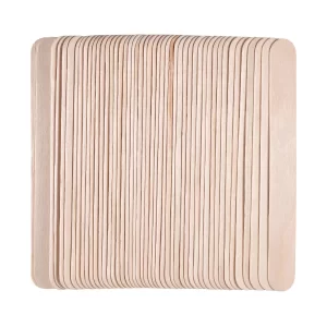 100pcs Wooden Craft Sticks 5.91 Inch Long Natural Wood Popsicle Ice Cream Sticks for DIY Wood Crafts, Jumbo SticksHair Removal and Waxing Supplies,Home Art Projects