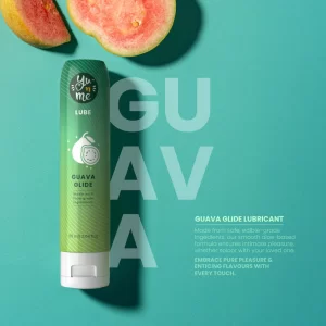 Yu n Me Guava Glide Aloe-Based Lubricant & Massage Gel (100g) – Long-Lasting Intimate Moisture, pH-Balanced, Dermatologically Tested for Comfort & Reduced Discomfort