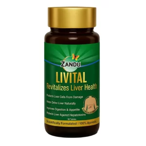 Zandu Livital Liver Tablets – Clinically Proven for Liver Detox & Health Support in 2 Months | 90 Tabs | Ayurvedic Formula with Bhringaraj & Guduchi | 100% Ayurvedic Ingredients