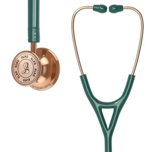 ELKO EL-190 Rose Gold edition CROSS III SS stainless steel dual head acoustic stethoscope | Adult & Pediatric Stethocope with Double-sided Rose Gold Chestpiece | Two-Way PVC Tubing | Doctors & Medical Students (Multi-colour)