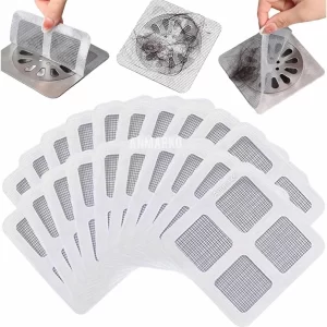 Disposable shower hair catcher mesh drain strainer stickers.
