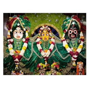 ARTOLIC Lord Jagannath Wall Poster (12x18 Inch) – HD Printed Hindu God Wall Art for Home Decor, Bedroom, Living Room & Office | Spiritual Decorative Gift Print for Home Wall Styling