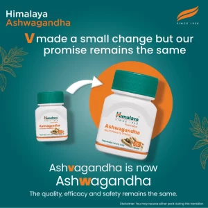 Himalaya Ashwagandha Tablets for Stress Relief & General Wellness – Rejuvenates Mind & Body, 120 Tablets