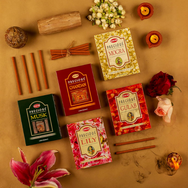 HEM assorted bambooless dhoop sticks set for USA home decor