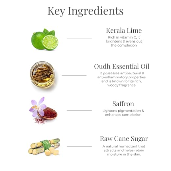 Forest Essentials Ultra-Rich Body Milk – Lime, Saffron & Oudh | Luxury Ayurvedic Body Lotion for Dry Skin | Deeply Nourishing & Fast-Absorbing Daily Moisturizer | 200ml - Image 3
