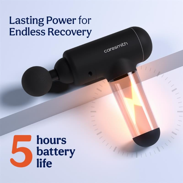 Caresmith Charge Boost Massage Gun – Full Body Deep Tissue Massager for Muscle Pain Relief - Image 3