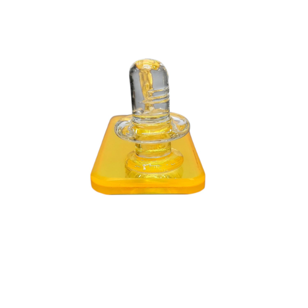 Elegant Crystal Shivling with Nandi Idol – Premium Transparent Glass-Crystal Finish, Compact Spiritual Décor (4 x 7.5 x 4 cm), Ideal for Home Temple, Office & Gifting - Image 3