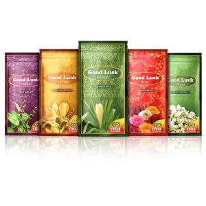 Cycle Pure Agarbatti Combo Pack (5 x 100g) – Good Luck Collection (Kewda, Kasturi, Champa, Rose & Mogra) | Natural Floral Incense Sticks for Puja, Meditation & Positive Energy