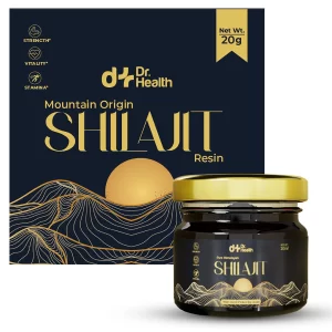 Dr. Health Pure Himalayan Shilajit Resin 20g – 75%+ Fulvic Acid, 85+ Minerals, Lab-Tested Ayurvedic Supplement for Energy, Stamina & Vitality