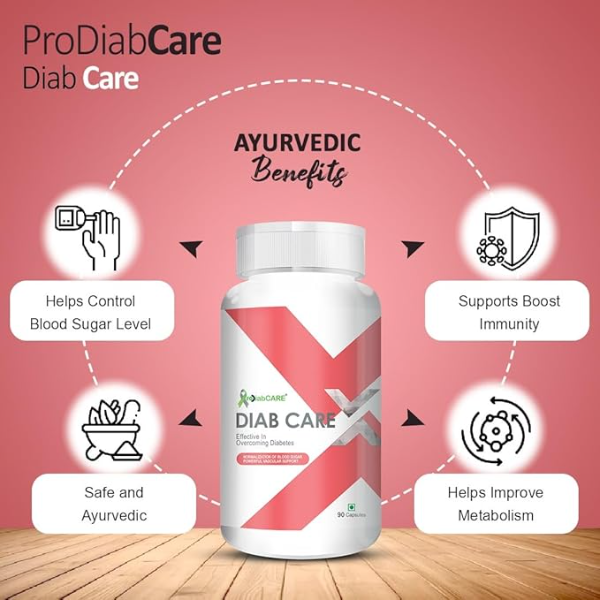 Diab Care Support (90 Capsules) | Advanced Endocrine Health & Insulin Resistance Formula | Supports Healthy Energy & Natural Blood Sugar Normalization | 90-Day Supply - Image 3