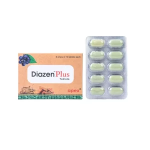 Green Milk Diazen Plus (60 Tablets) | Natural Blood Sugar Support & Glucose Metabolism | Ayurvedic Formula with Vijaysar, Gudmar (Sugar Destroyer) & Ashwagandha | Energy & Vitality Support