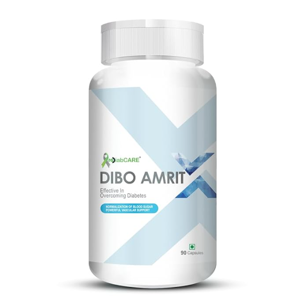 Dibo Amrit Blood Sugar Support Supplement (90 Capsules) | Advanced Formula for Healthy Insulin Resistance & Glucose Balance | Natural Diabetes Wellness for Men & Women