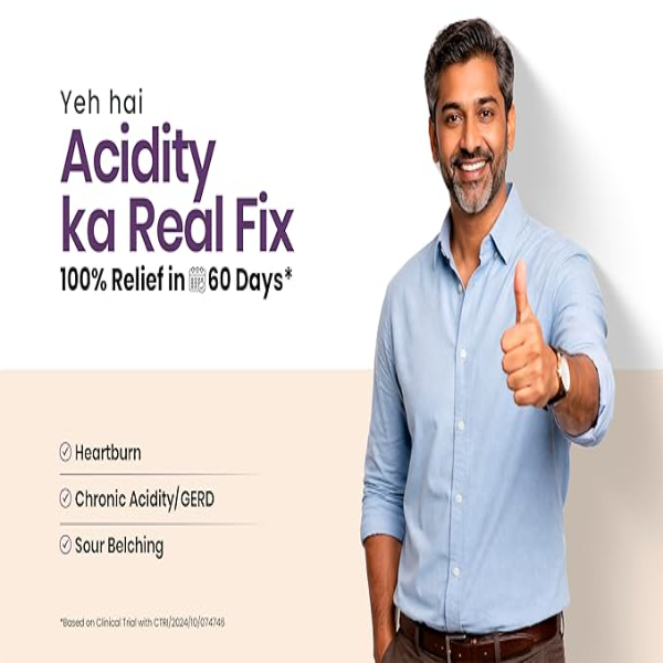 Dipya Acidity Relief Tablets (60 Count) | Clinically Proven Ayurvedic Solution for GERD & Heartburn | 100% Relief in 60 Days | Helps with Bloating, Gas & Chronic Acid Reflux | Sugar-Free - Image 2