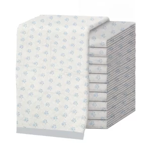 Pet World Super Absorbent Training Pads with Odor Lock – Leak-Proof Dog, Puppy, Cat & Rabbit Potty Pads (60x60 cm, 10 Pack)
