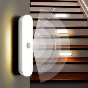 Wireless motion sensor LED light rechargeable cabinet lamp