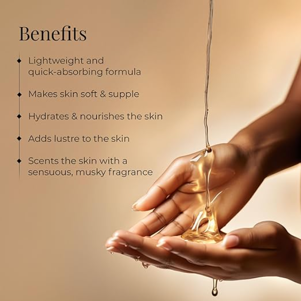 Forest Essentials After Bath Oil – Lime, Saffron & Oudh | Luxury In-Shower Body Oil for Wet Skin Application | Non-Greasy Daily Hydration for Radiant & Glowing Skin | 100% Natural | 200ml - Image 2