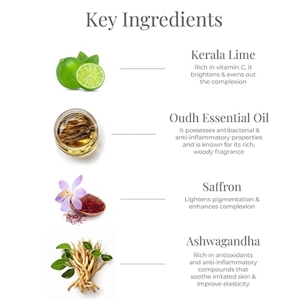 Forest Essentials After Bath Oil – Lime, Saffron & Oudh | Luxury In-Shower Body Oil for Wet Skin Application | Non-Greasy Daily Hydration for Radiant & Glowing Skin | 100% Natural | 200ml - Image 3