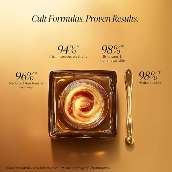 Forest Essentials Soundarya 24K Gold Night Cream – Luxury Anti-Ageing Face Moisturizer with Bakuchiol & Hyaluronic Acid | Restorative Overnight Repair for Radiant Skin | 50g - Image 4