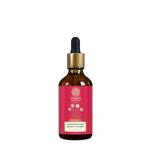 Forest Essentials Hair Growth Serum with Redensyl & Anagain | Clinically Proven Ayurvedic Treatment for Hair Density | Natural Alternative to Hair Transplant | Anti-Hair Fall & Volumizing | 30ml