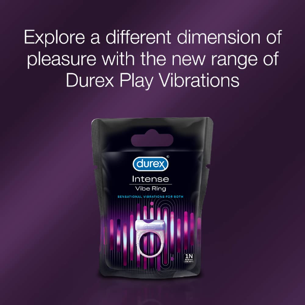Durex Play Cheeky Cherry Lubricant Gel 50ml with Durex Play Vibrations Ring – Intimate Pleasure Combo for Enhanced Sensation & Couples Fun - Image 4