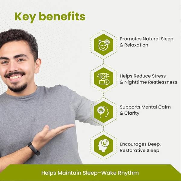 Green Milk Insopex Natural Sleep Support (100 Tablets) | Fall Asleep Faster & Wake Up Refreshed | Non-Habit Forming Formula with Melatonin, Valerian Root & Magnesium | 100-Count Value Pack - Image 3