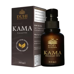 Kama Sensual Oil by Duhi Ayurveda – Natural Ayurvedic Intimacy Massage Oil for Men & Women to Enhance Desire & Deepen Connection