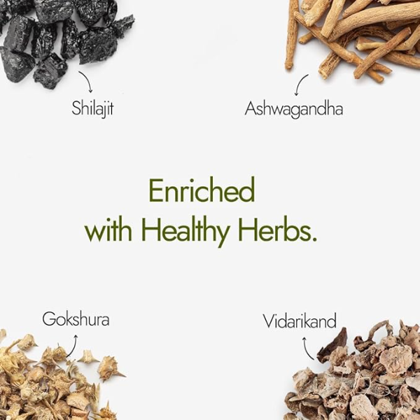 Kapiva Pure Shilajit Energy Capsules | with Ashwagandha, Gokshura & 25 Multivitamins for All Day Stamina | 60 Capsules - Image 2
