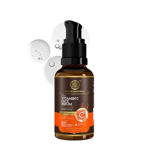 Khadi Natural Vitamin C Face Serum (30ml) | Advanced Skin Brightening & Radiance Formula | Collagen & Elastin Booster for Wrinkle Repair | Hydrating Serum for All Skin Types