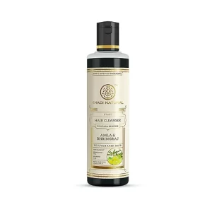 Khadi Natural Amla & Bhringraj Shampoo (210ml) | Ayurvedic Hair Growth Cleanser for Hair Fall Control & Dandruff | Sulphate & Paraben Free | Scalp Relief Formula for All Hair Types