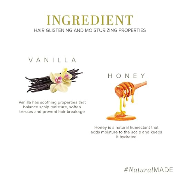 Khadi Natural Honey & Vanilla Shampoo (210ml) | Ayurvedic Hair Cleanser for Intense Softness & Growth | Anti-Dandruff Formula with Natural Antioxidants | Sulphate & Paraben Free - Image 3