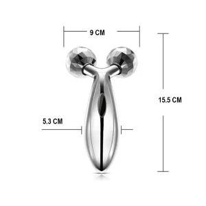 LAFILLETTE 3D Facial & Body Massager – Solar Powered Skin Tightening & Wrinkle Care Tool