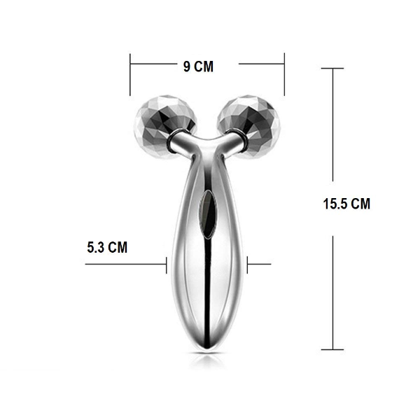 LAFILLETTE 3D Facial & Body Massager – Solar Powered Skin Tightening & Wrinkle Care Tool