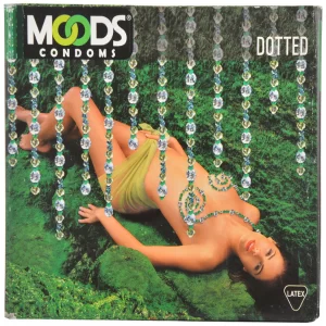 Moods Dotted Condoms Pack of 120 – Extra Pleasure & Protection for Safe Intimate Moments