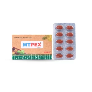 Advanced Herbal Constipation Relief - MTPEX | 100 Ayurvedic Tablets | Supports Healthy Bowel Movements, Bloating Relief & Digestive Comfort | Natural Colon Detox for Men & Women