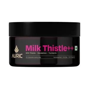 Milk Thistle ++ (60 Count) - 500mg Liver Detox Capsules | Elite Daily Wellness Support | All-Natural & Gluten-Free Liver Repair | Pure Herbal Formulation | Veggie Caps