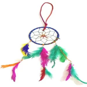Devotional Kart Multicolor Dream Catcher – Handmade Spiritual Wall Hanging for Home Décor, Positive Energy & Boho Room Decoration